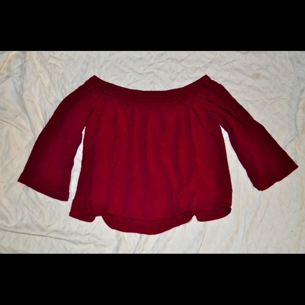 off the shoulder blouse